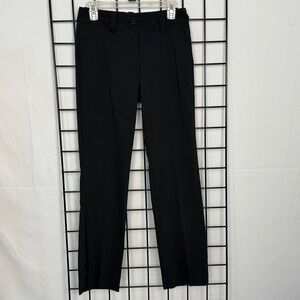 Nike Golf Trousers Womens 4 Black Dri-FIT Tour Performance Straight Leg Pants